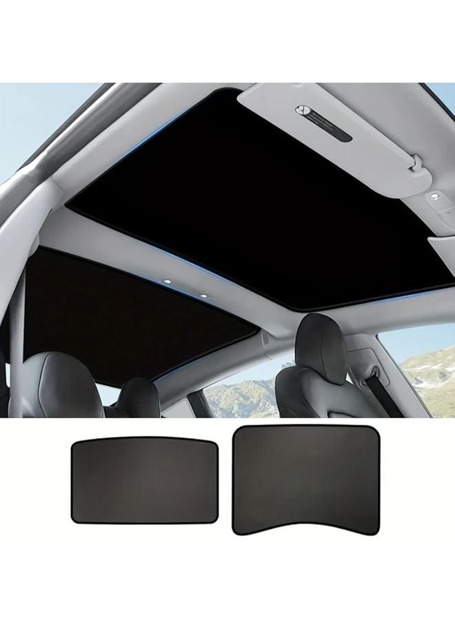 High Density Sun Protection Sunshade For Tesla Model 3 Easy Installation - Image 1