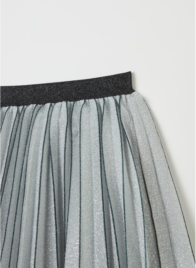 Ovs Short pleated skirt in lurex - Image 3