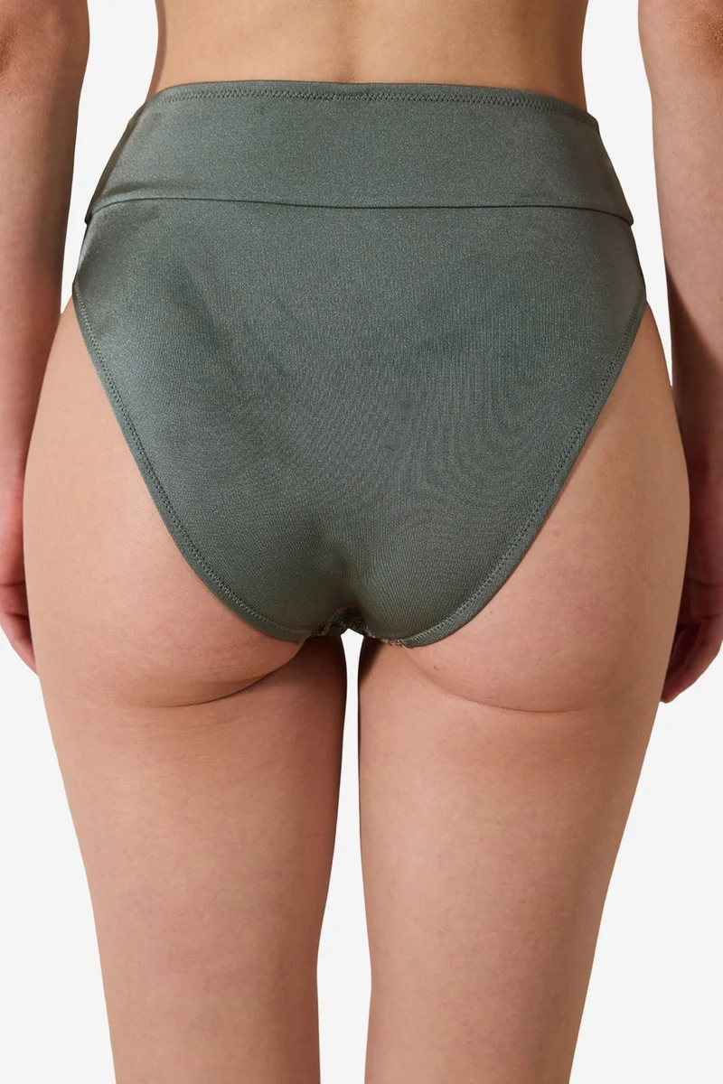 Penti PENTI Estela Vintage High Waist Mesh Detail Bikini Bottom