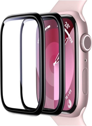 UniqueMe Compatible for Apple Watch Series 9/8/7 Screen Protector 41mm,[9H Tempered glass] [Metal Frame ] Full-Coverage Anti-Scratch Non-Bubble High-Touch for iWatch 41 mm-2 Pack - pzsku/Z4E3AF1243D56B849B653Z/45/_/1742338470/6cac56c5-48ec-485d-ae05-3c80fcbdbb27