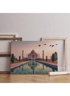 Home Gallery Taj Mahal Mausoleum In Agra Canvas Wall Art  - Image 1