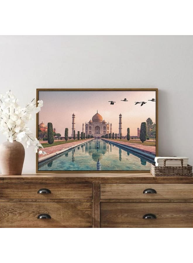 هوم جاليري لوحة فنية جدارية من قماش ضريح تاج محل في أغرا، 120×80 - Image 4
