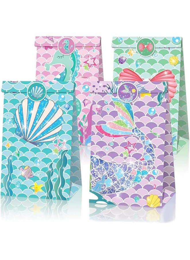 فايلكس أكياس دايا لحفلات حورية  وأعياد الميلاد للأطفال، تصميم حورية ، 24 قطعة - Image 5