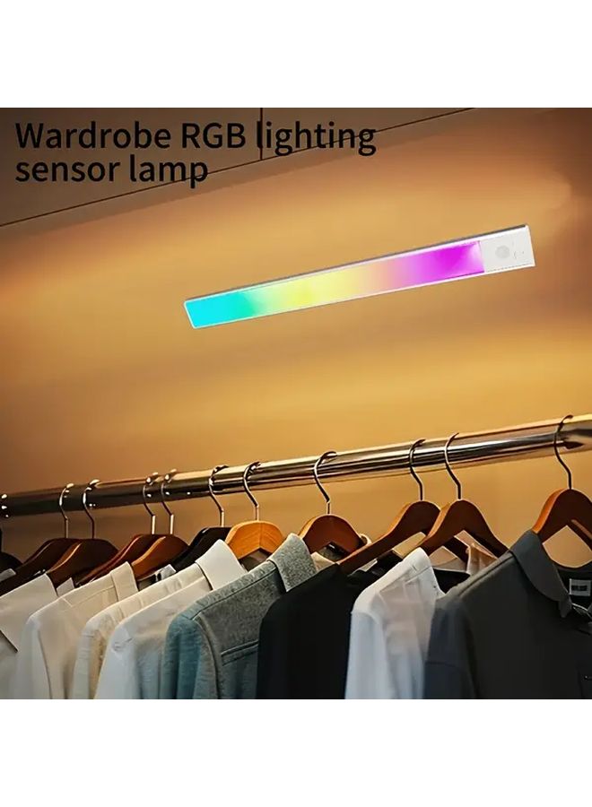 15 75 بوصة شريط ضوء استشعار RGB قابلة لإعادة الشحن عبر USB للمنزل المطبخ خزانة الكتب هدية - Image 2