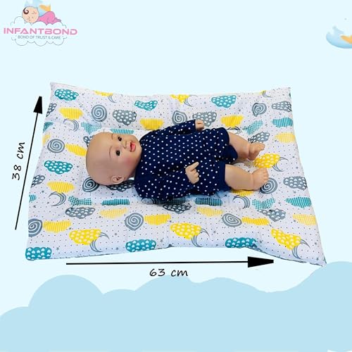 Infantbond New Born Baby Cotton Bed | Godari | Toddlers Baby Bedding | Hand Carry Baby Mattress |Cradle Bed | Multi-Color (0-8 Months)(63 * 38CM) (5) - Image 2