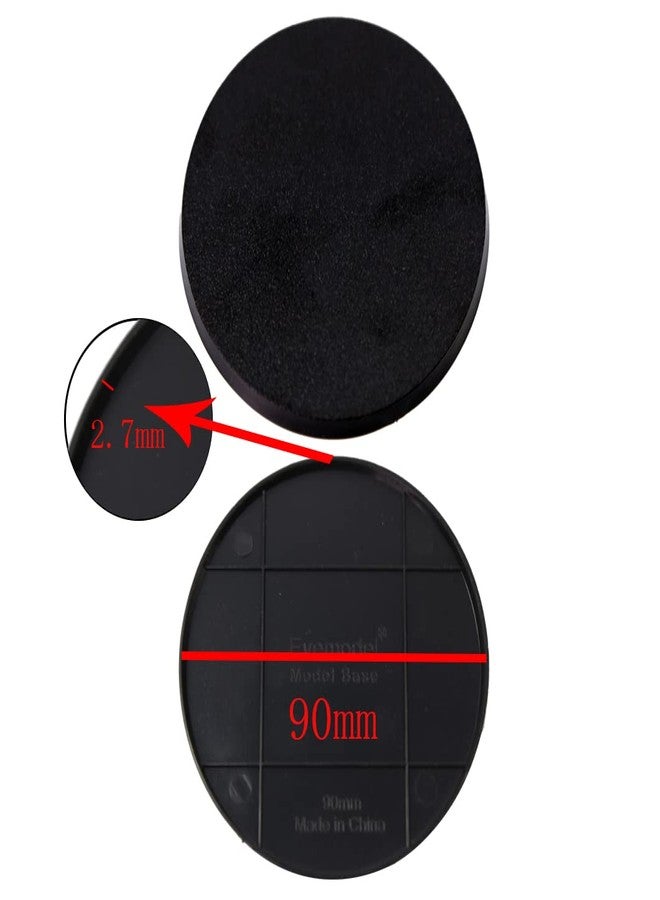Evemodel 90mm 15pcs Round ABS Plastic Model Bases for Wargame Tabletop Military Simulation Scene - Image 4