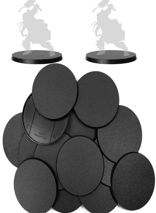 Evemodel 90mm 15pcs Round ABS Plastic Model Bases for Wargame Tabletop Military Simulation Scene - Image 1
