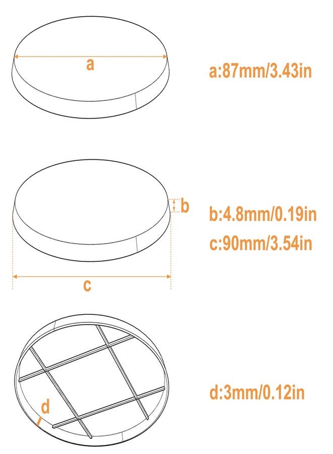 Evemodel 90mm 15pcs Round ABS Plastic Model Bases for Wargame Tabletop Military Simulation Scene - Image 5
