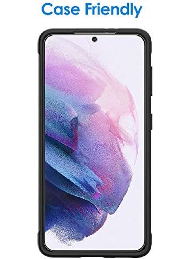 جي تيك واقي شاشة لهاتف سامسونج جالكسي S21+ S21 Plus مقاس 6.7 بوصة، غلاف مرن من مادة TPU عالي الوضوح، عبوتان - Image 5