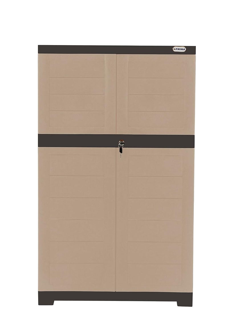 Prima AlfaDeluxe Plastic Cabinet with Extension for More Storage Medium Space Organizer Cupboard Multipurpose for Home Kitchen Office - Image 3