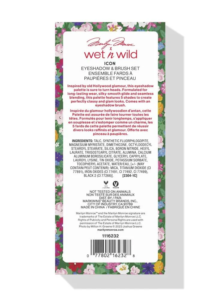 ويت اند وايلد Wet N wild Icon Eyeshadow & Brush Set