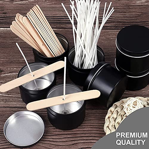 DINGPAI 100pcs Cotton Candle Wicks, 6 inches Low Smoke Pre-Waxed Wicks for Candle Making, DIY - Image 4