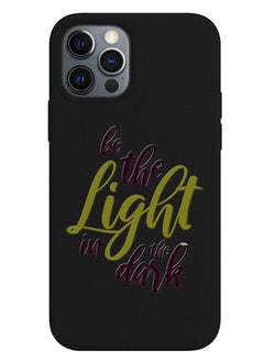 Protective Slim Fit Case Liquid Silicone Cover with Full Body Protection Anti-Scratch Shockproof Case For iPhone 12 Pro Black  - FORZA483 Social Distancing expert black copy