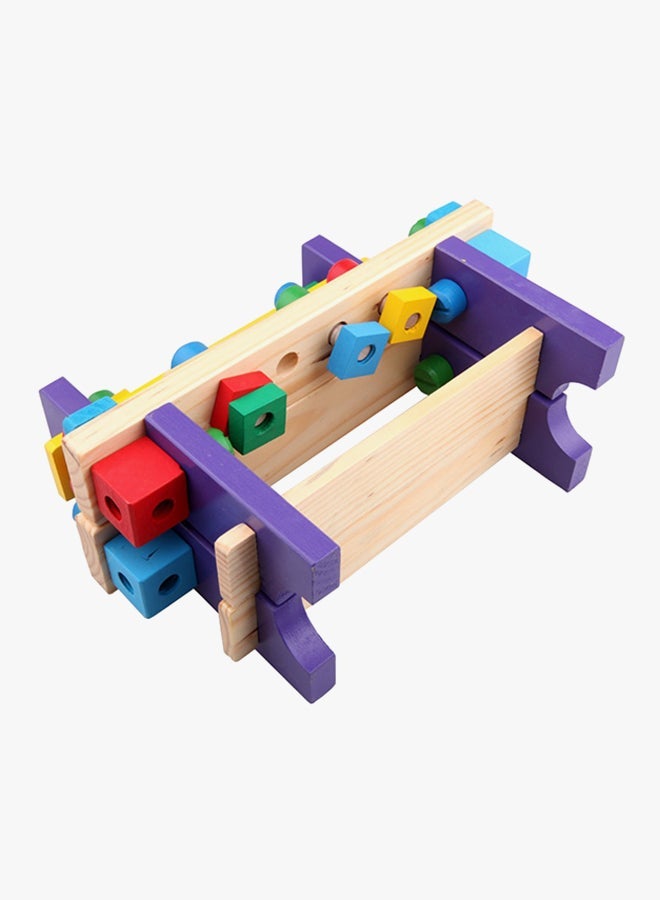 NIBEMINENT 36-Piece Wooden Tooling Toys - Image 4