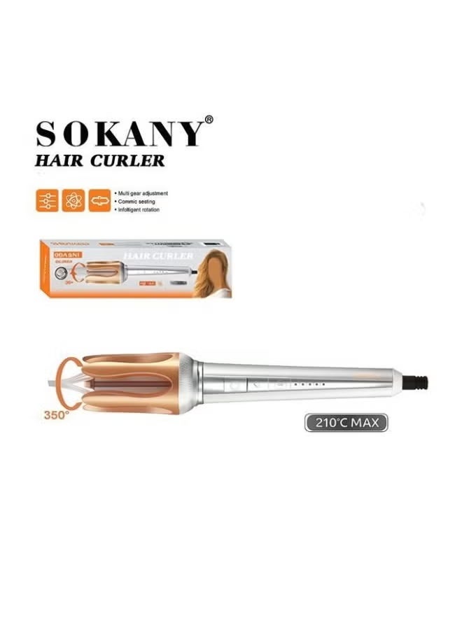 sokany Automatic rotating curling iron (advanced technology from Sokany) with 360° rotation and ceramic coating SK-15065 - Image 2