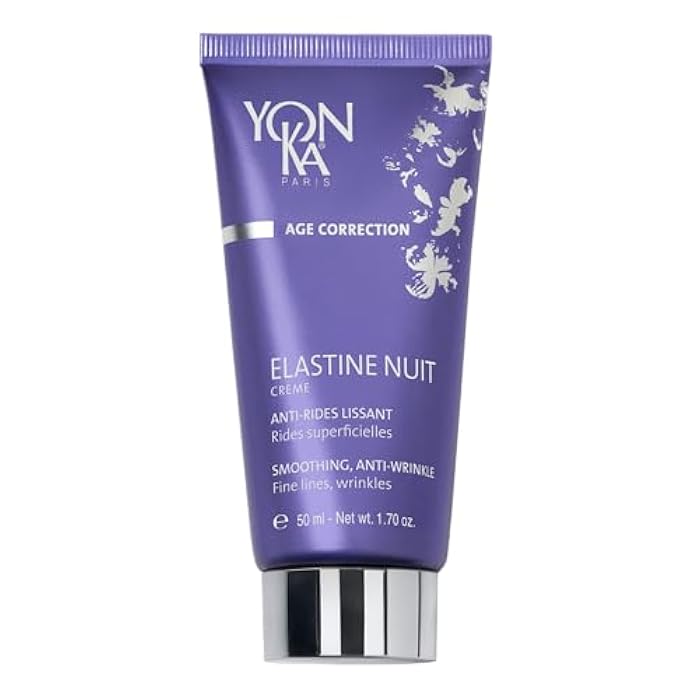 Yonka Yon-Ka Elastine Nuit Anti-Wrinkle Night Cream | Anti Aging Facial Moisturizer and Eye Cream | Soften Fine Lines and Wrinkles with Vitamin C and Elastin Peptides | Paraben-Free | 1.70 oz - Image 1