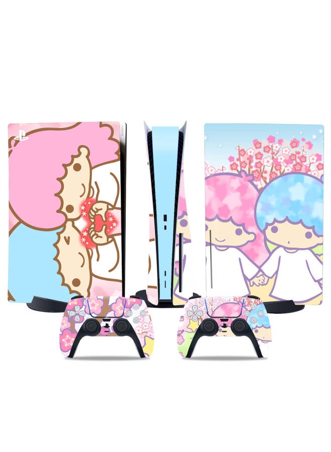 Loquat PS5 Host Sticker Ps5 Optical Drive Digital Version Lightweight Handle Protective Film Cartoon Cartoon Pain Sticker Frosted Skins-Color:TN-DiskPS5-7981 - Image 5