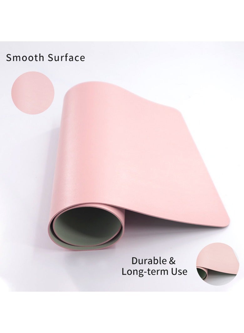 General Anti-slip desk mat, waterproof PVC leather desk board, ultra-thin large mouse pad, easy to clean laptop desk writing pad, suitable for office work/home/decoration  - Image 1