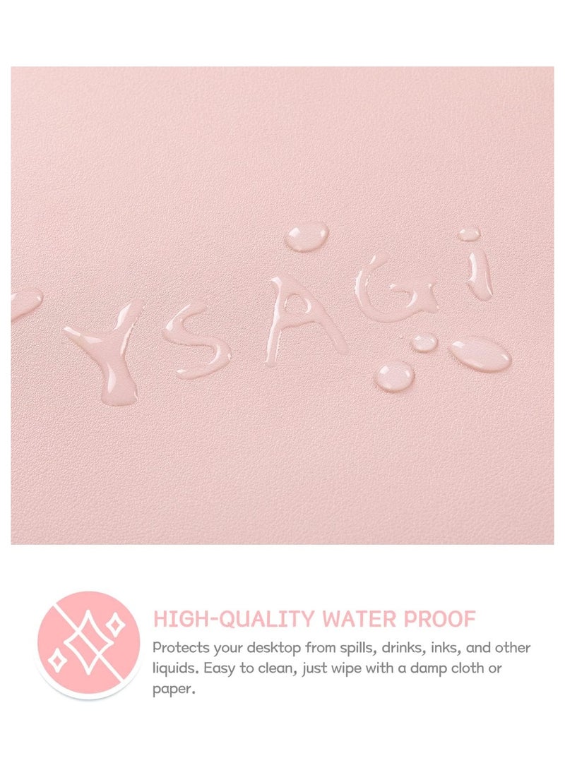 General Anti-slip desk mat, waterproof PVC leather desk board, ultra-thin large mouse pad, easy to clean laptop desk writing pad, suitable for office work/home/decoration  - Image 5