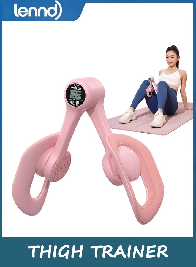 LENND Thigh Trainer, Pelvic Floor Exercise Devices with Display Counter, Inner Thigh Exerciser for Women, Home Fitness Equipment for Hip/Leg/Butt - Image 1
