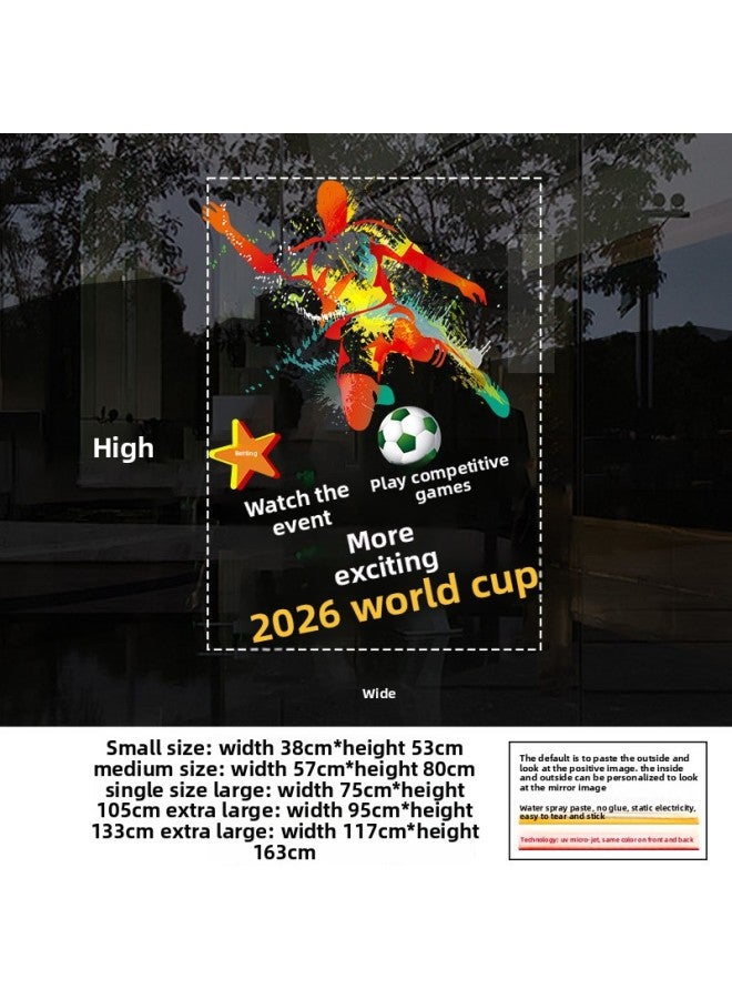 ديكورات وأجواء مستوحاة من كأس العالم 2026 - المواصفات: حجم كبير جدًا، فئة اللون: نمط C، مفرد - Image 1