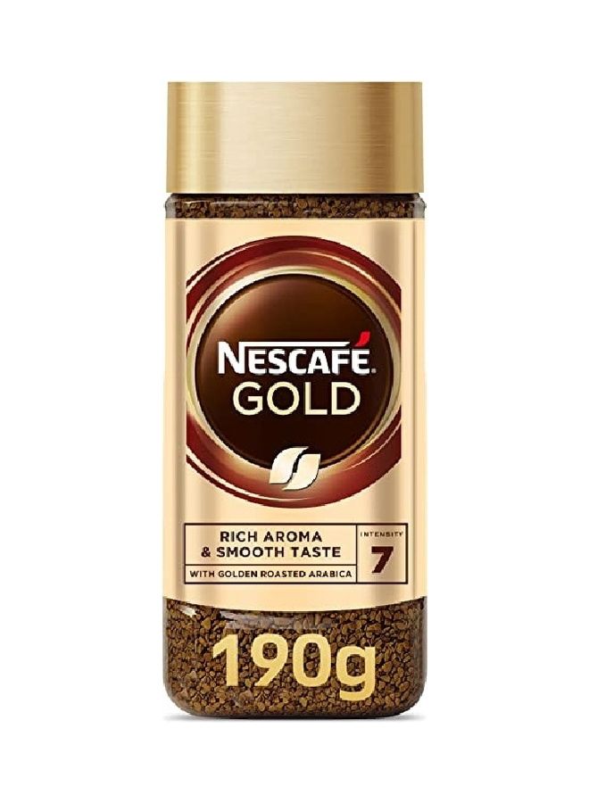 Nescafe Gold Rich Aroma And Smooth Taste Instant Coffee 190grams Single