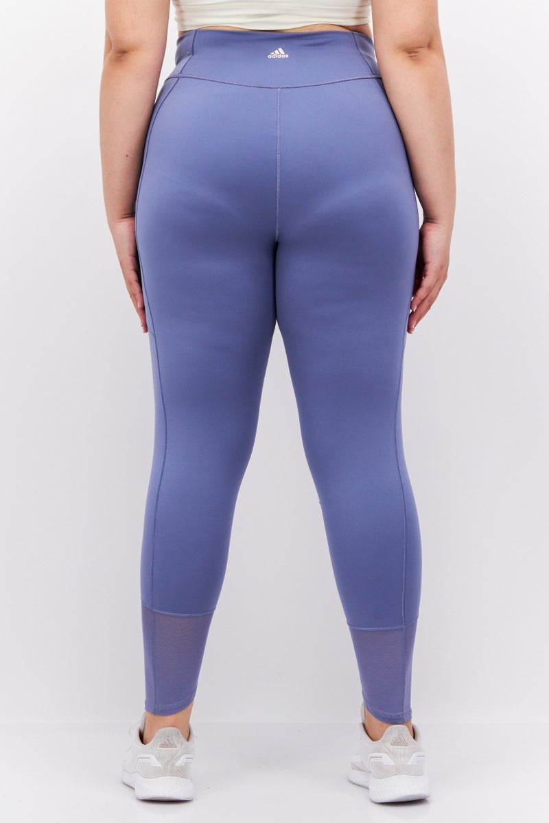 Adidas سراويل تدريب رياضية للنساء، زرقاء - Image 4
