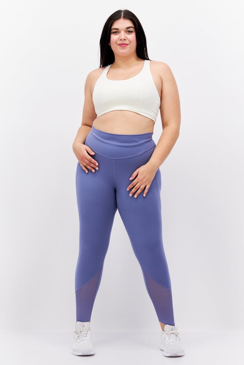 Adidas سراويل تدريب رياضية للنساء، زرقاء - Image 2