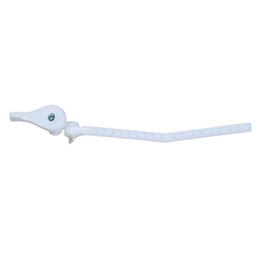 Ki Plastic Flush Tank Lever Handle (Hindustan Type) - White (Pack of 1) - Image 1