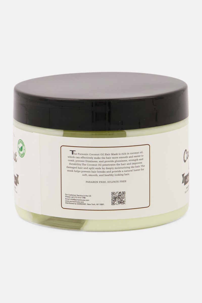 Pursonic Coconut Oil Hair Mask, 10 oz - Image 2