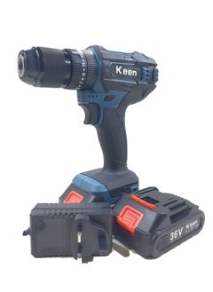 Keen Cordless drill, two 36-volt lithium batteries, iron head  - Image 2