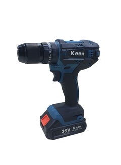 Keen Cordless drill, two 36-volt lithium batteries, iron head  - Image 5