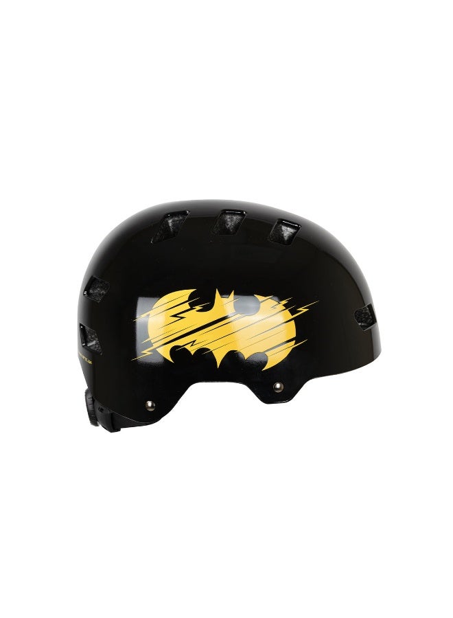 Spartan DC Batman Adjustable MultiSport Helmet (S, 51–54 cm, Black) - Image 2