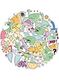 Dinosaur Stickers for Water Bottles, 40PCS Cute Funny Aesthetic Trendy Vinyl Waterproof Vsco Sticker for Teen Kid Adult Girl Boy HydroFlask Computer Skateboard