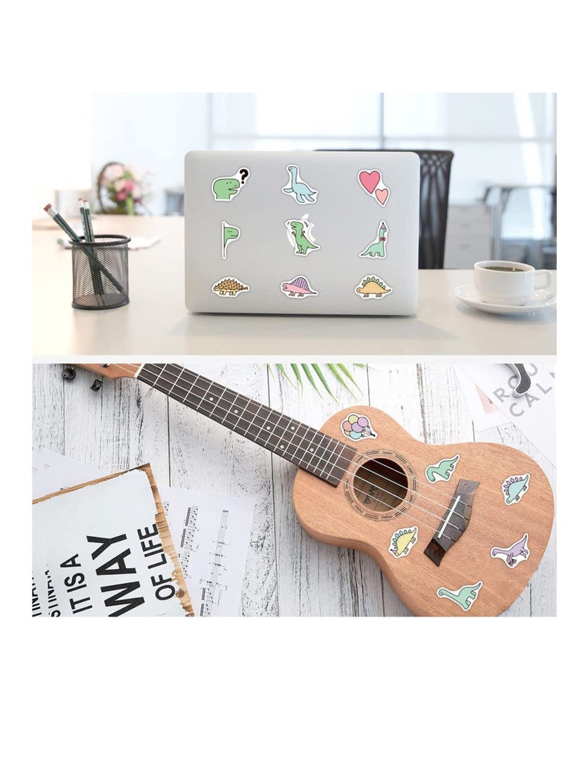 SYOSI - Dinosaur Stickers for Water Bottles, 40PCS Cute Funny Aesthetic Trendy Vinyl Waterproof Vsco Sticker for Teen Kid Adult Girl Boy HydroFlask Computer Skateboard - Image 1