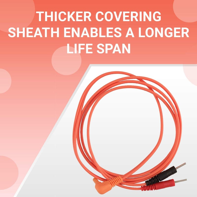 M PAIN MANAGEMENT TECHNOLOGIES Universal TENS Lead wires by PMT, Fits most all Electrotherapy Devices and TENS/EMS electrodes, Compatible with TENS 7000 (Premium Grade) - Image 5
