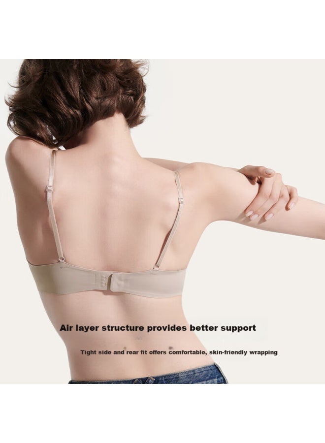 Ubras Push-up Bra Side Support Seamless Wireless Women's Lingerie Orchid C80 - Image 3