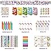 DMIGHT rainbow party favors 120 pcs rainbow party supplies Rainbow Gift for Kids Birthday Party Decorations Baby Shower Goodie Bag Filles Supplies - Image 4