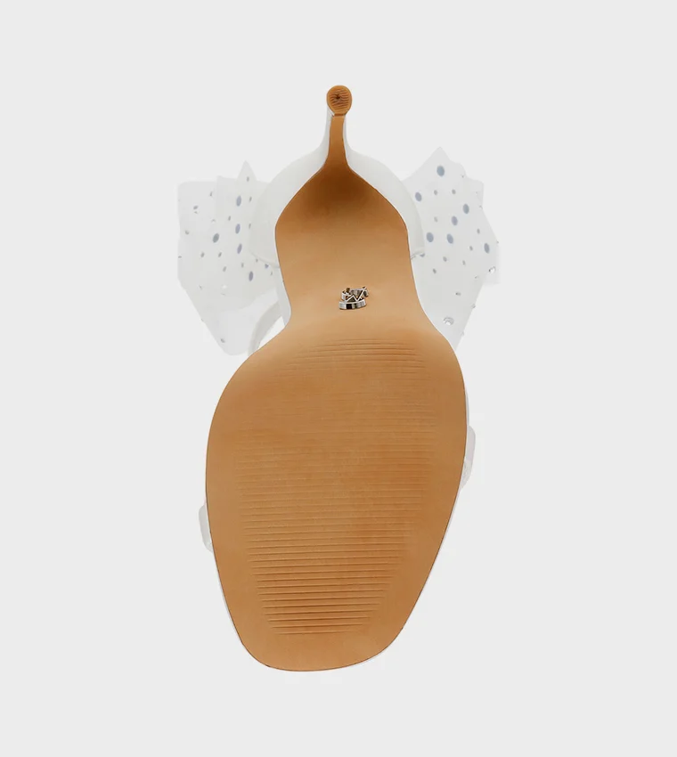 ستيف مادن NIKO03S1-104 Ivory Women's Heel Sandals
