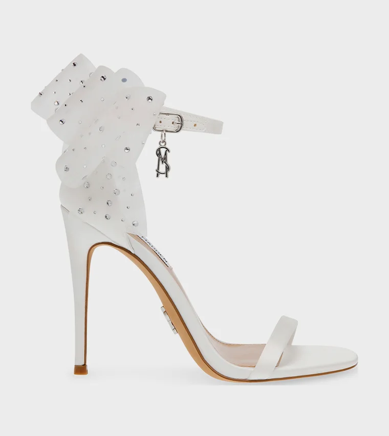 ستيف مادن NIKO03S1-104 Ivory Women's Heel Sandals