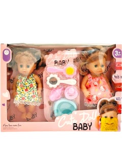 Toy Box Cute Baby Doll Toy With Beauty Accessories Pretend Play Doll Set 