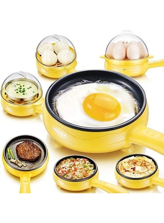 Egg Steamer Egg Boiler Multi Functional Mini Electric Egg Frying pan Automatic Baby Steamed Custard Egg Machine - Image 1