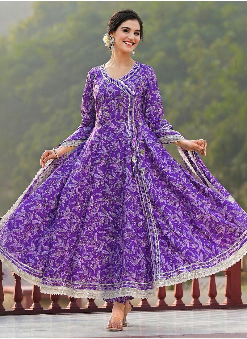 Women PURPLE COTTON 3 pcs Kurta Set - pzsku/Z4E3C82A770183F07BEAAZ/45/1741086806/2a8d839f-a565-4620-bf8c-87127a367070