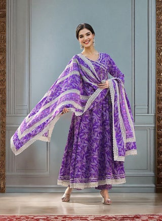 Women's Purple 100% Cotton Self Design Full Length Palazzo Kurta Set - pzsku/Z4E3C82A770183F07BEAAZ/45/1742733323/2754d051-83cc-4be4-96ab-3b004da37408