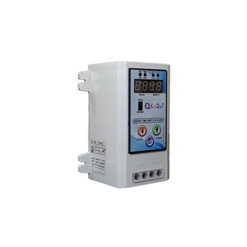 ELEQUA 15Amp1HP Digital Timer Switch and Clock for Street Light Glow Sign Board Etc Auto ON and Off10Programm Day  - Image 4