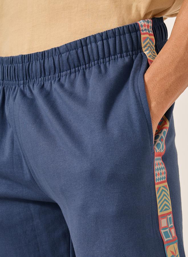 Styli Side Tape Mid Rise Relaxed Fit Joggers  - Image 4