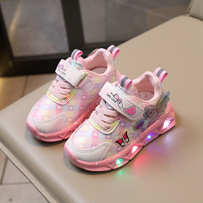 Mesh Sneakers Lightweight Flexible Sole Walking Shoes For Kids Indoor And Outdoor Activities - Image 3