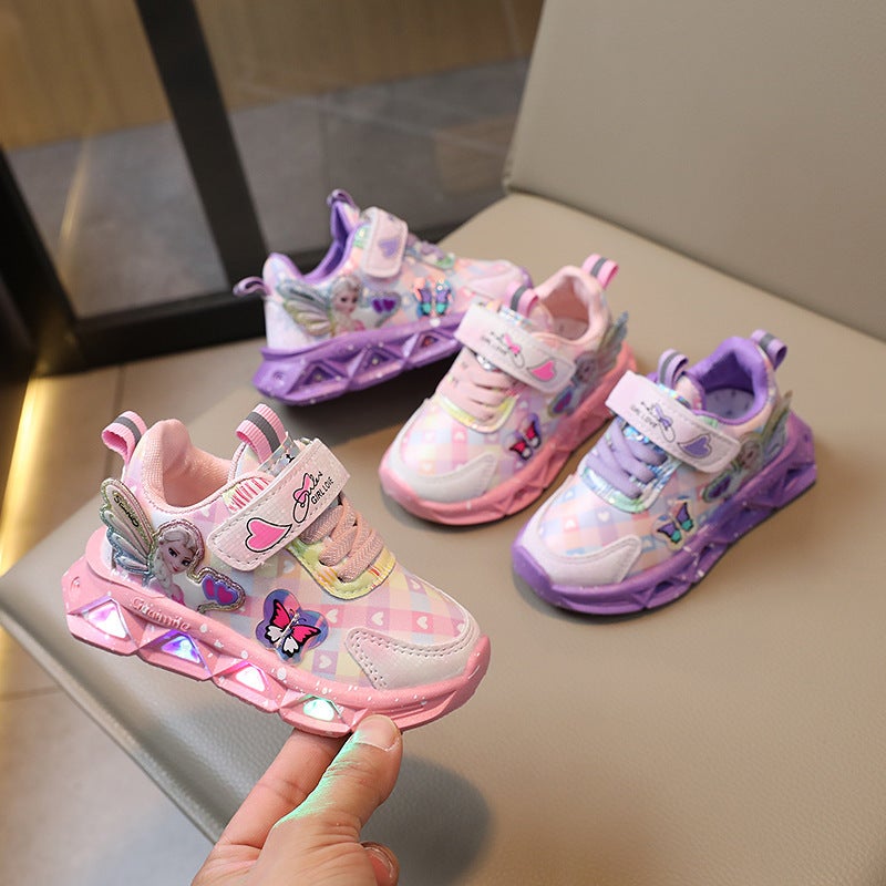 Mesh Sneakers Lightweight Flexible Sole Walking Shoes For Kids Indoor And Outdoor Activities - Image 2