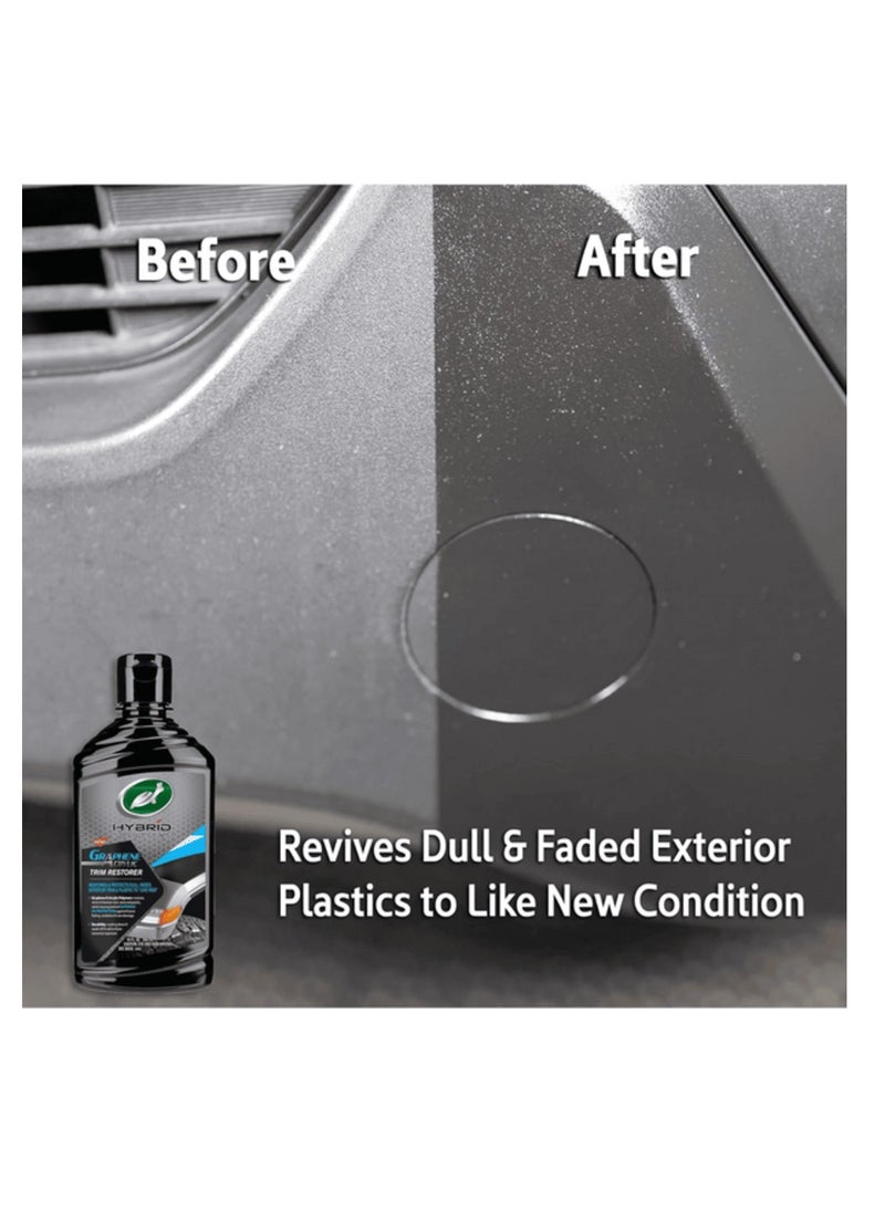 TurtleWax Hybrid Solutions Graphene Acrylic Trim Restorer, Brings Dull Faded Exterior Plastic and Trim Back to Life Permanently, Protects from Future Damage  - Image 3