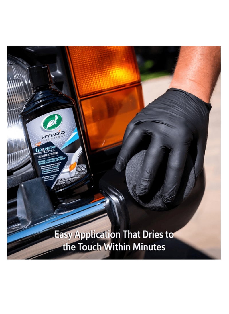 TurtleWax Hybrid Solutions Graphene Acrylic Trim Restorer, Brings Dull Faded Exterior Plastic and Trim Back to Life Permanently, Protects from Future Damage  - Image 5